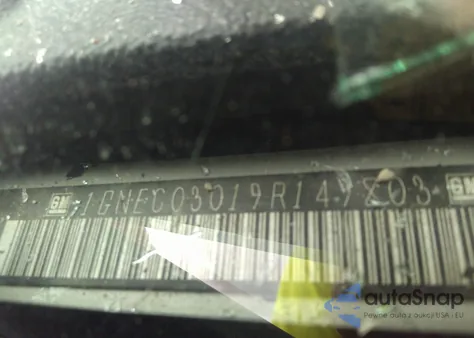 2009 Chevrolet Tahoe Police из США, поврежденный, VIN 1GNEC03019R149803